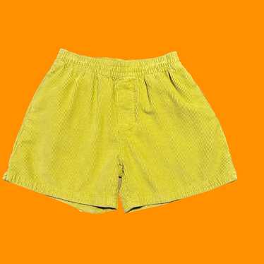 Urban Outfitters UO Yellow Corduroy Summer Shorts 