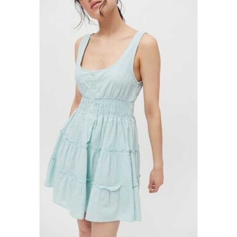 URBAN OUTFITTERS Hailey Cotton Tiered Mini Dress … - image 2