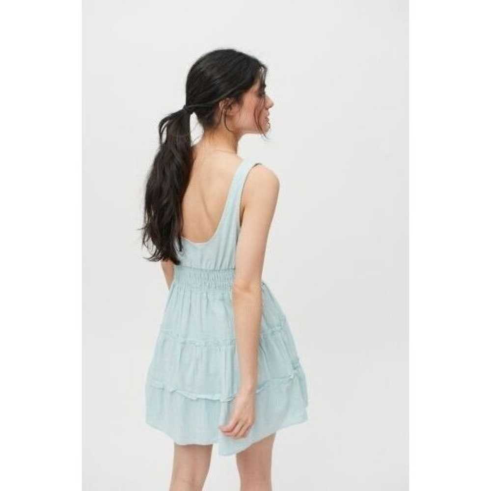 URBAN OUTFITTERS Hailey Cotton Tiered Mini Dress … - image 3
