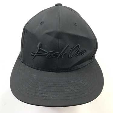 Vintage Dish One Hat Cap Stretch Fit Black Embroi… - image 1