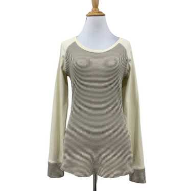 Vintage Columbia Waffle Knit Thermal Top Womens S… - image 1