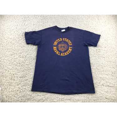 Champion Vintage Naval Academy Shirt Mens Large B… - image 1