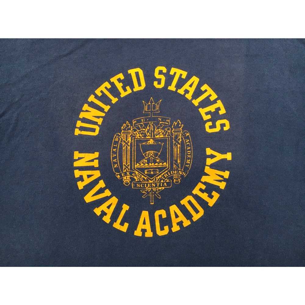Champion Vintage Naval Academy Shirt Mens Large B… - image 3