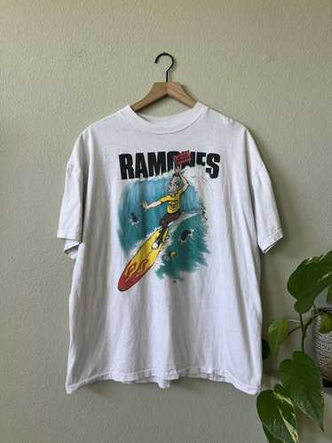 Band Tees × Vintage Vintage 1995 Ramones Adidos Am