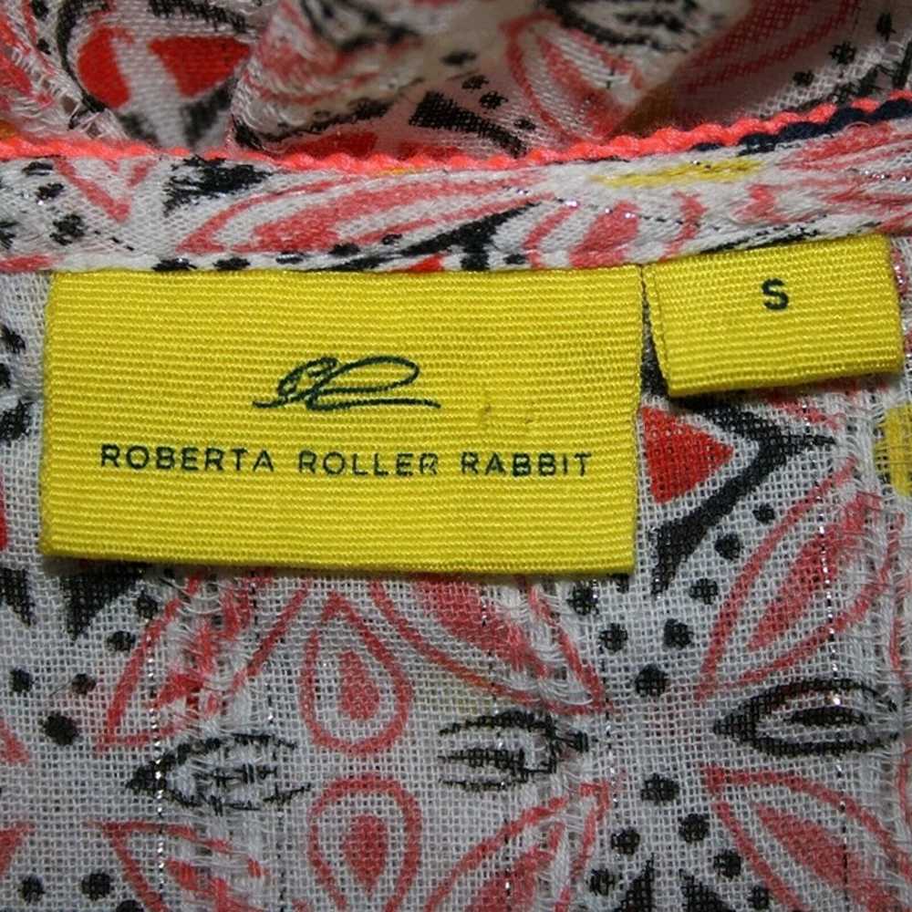 Roberta Roller Rabbit Sz S Pink Navy Multi Color … - image 7