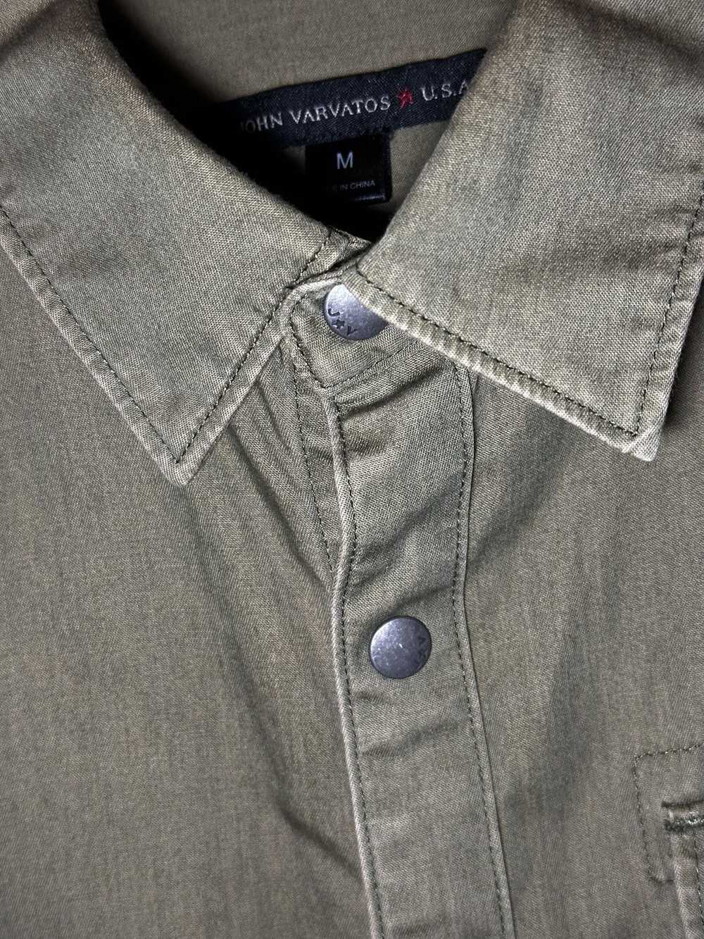 John Varvatos John Varvatos Snap Button-Up Shirt - image 3