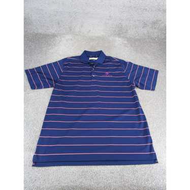 Vintage Donald Ross Polo Shirt Mens Large Blue Str