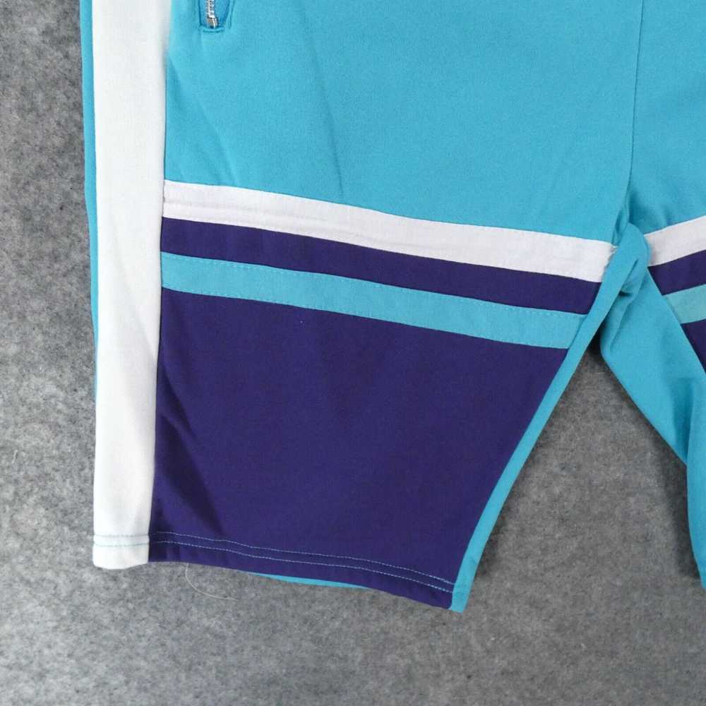Nike Vintage Nike Sweat Shorts Boys XXXL Blue Whi… - image 3