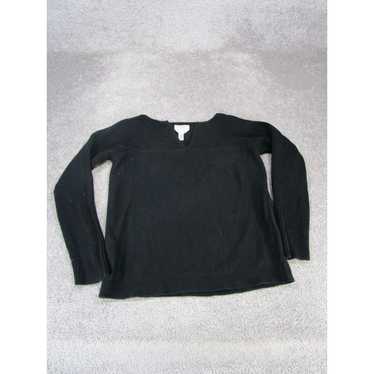 Talbots Talbots Sweater Womens Large Black Knit P… - image 1