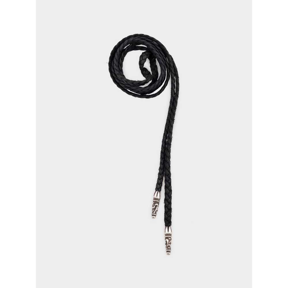 Chrome Hearts Braided Leather Rope Necklace - image 1