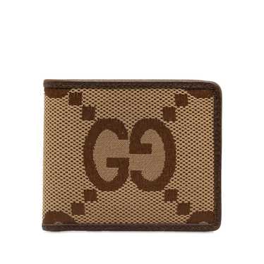 Gucci Gucci Jumbo GG Canvas Bifold Small Wallet - image 1