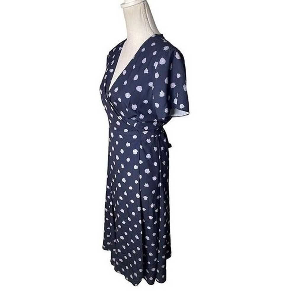 Slate & Willow Ditsy Floral Wrap Dress Navy Women… - image 6