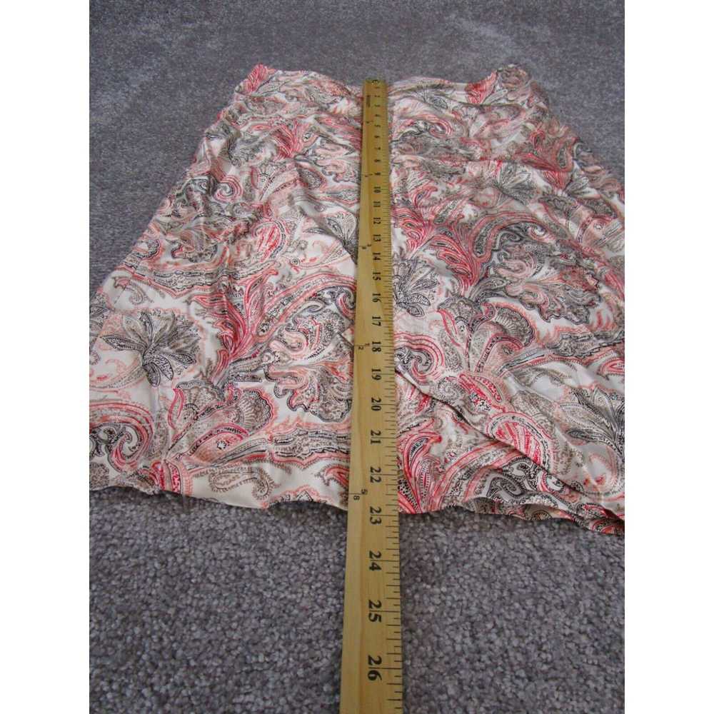 Vintage Magaschoni Skirt Womens 4 Faux Wrap Silk … - image 2