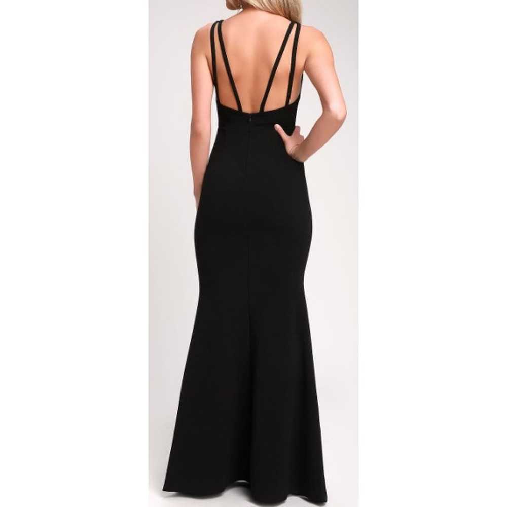 LULU'S SZ S Dream About You Black Backless Maxi D… - image 8