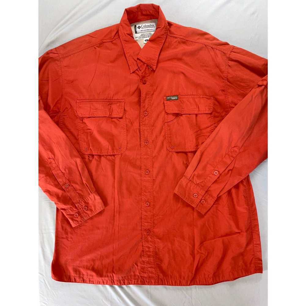 Vintage Columbia GRT Long Sleeve Vented Fishing S… - image 1