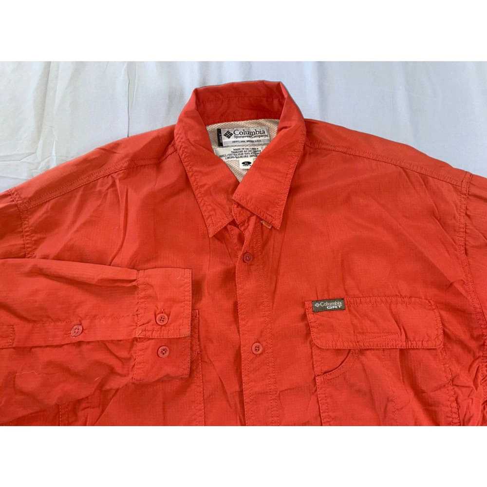 Vintage Columbia GRT Long Sleeve Vented Fishing S… - image 2