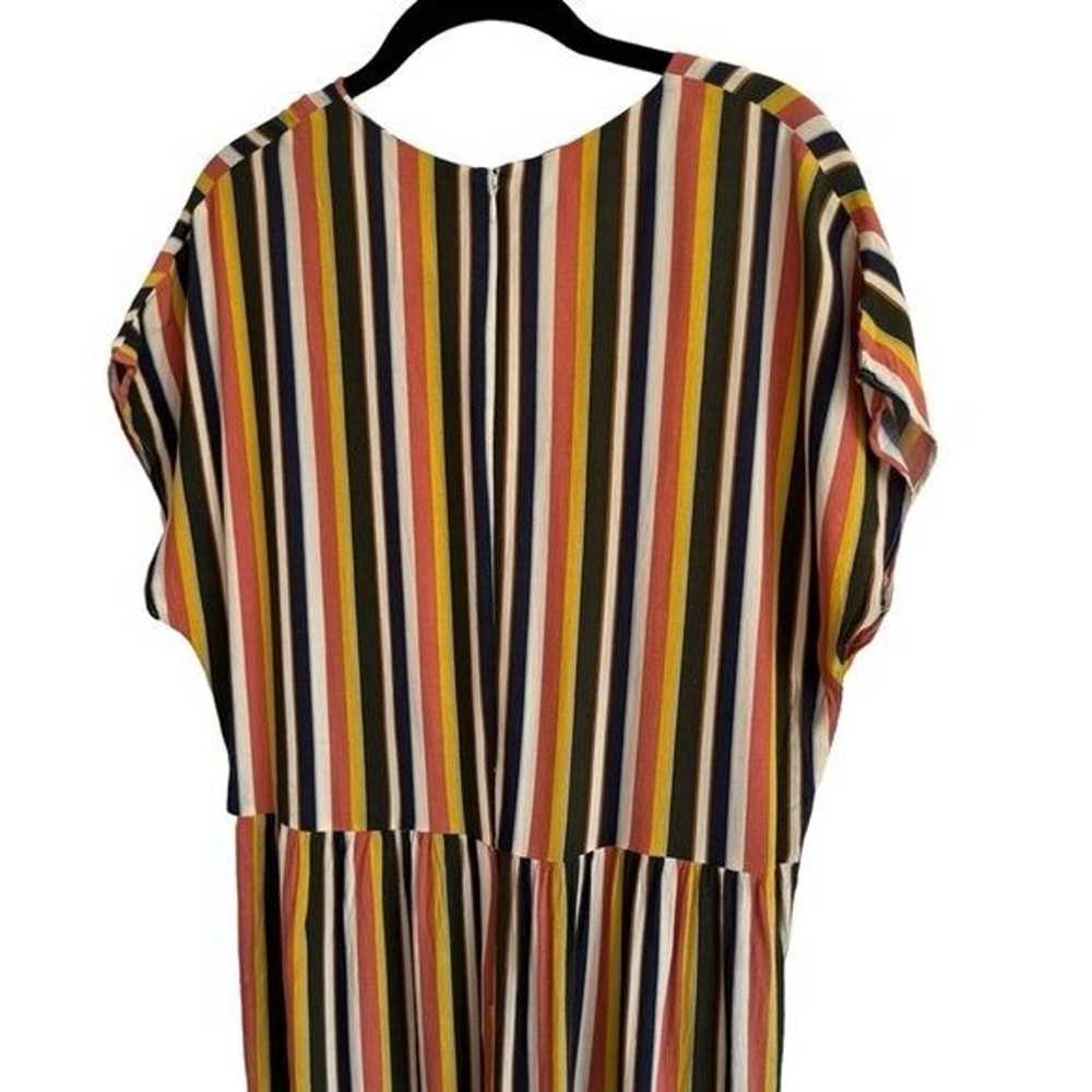 Madewell V-Neck Button-Front Jumpsuit in Rainbow … - image 11