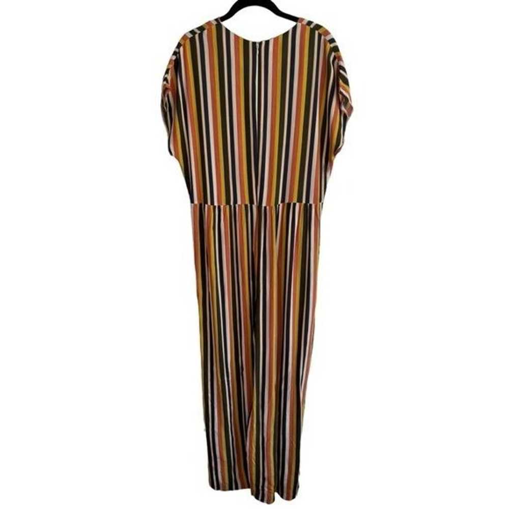 Madewell V-Neck Button-Front Jumpsuit in Rainbow … - image 9