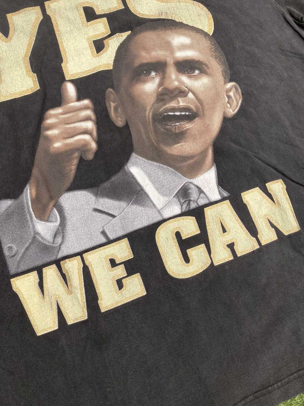 Obama × Vintage Vintage Barack Obama YES WE CAN T… - image 3