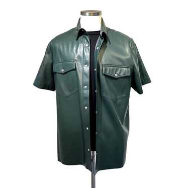 Nanushka Nanushka men's leather button down shirt - image 1