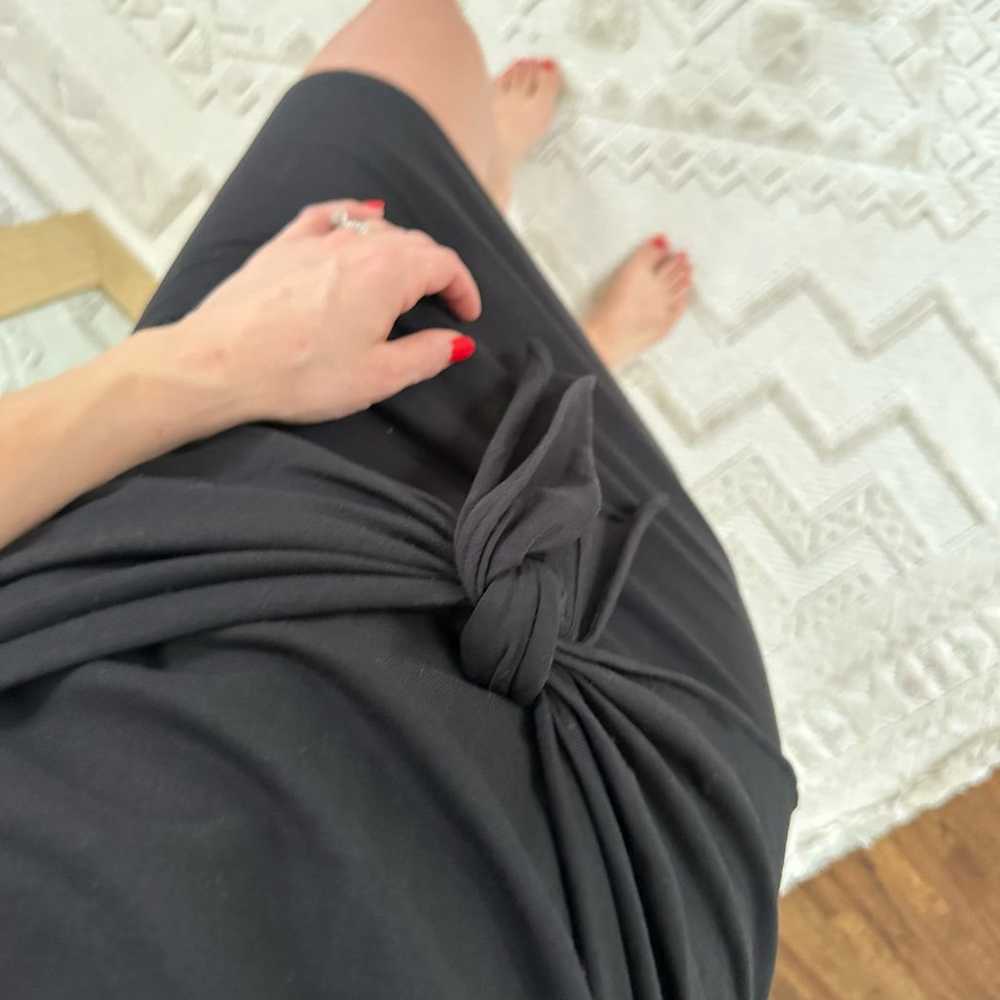 Theory Dakui Rubric Tie-Waist T-Shirt Mini Dress … - image 5