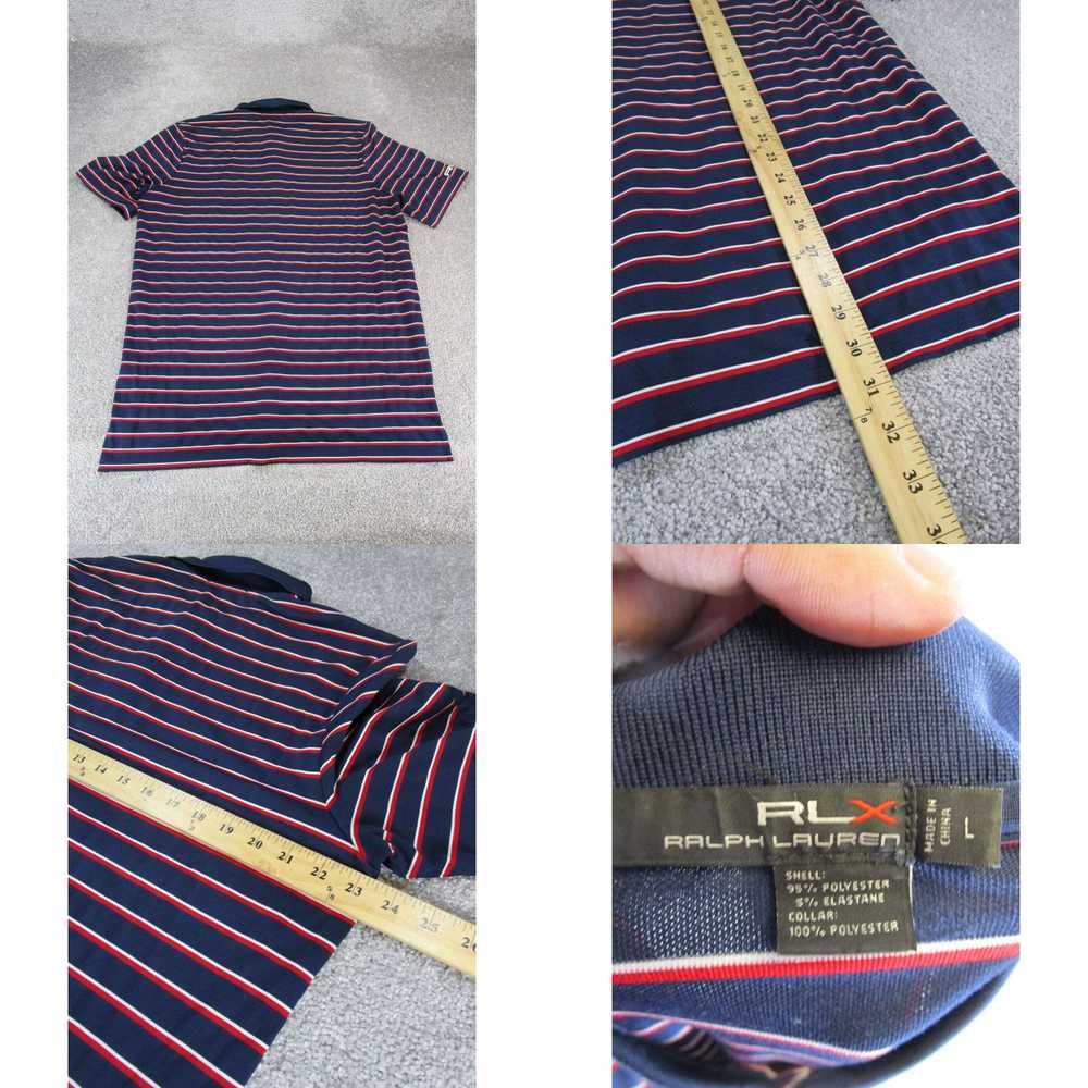 Vintage Rlx Ralph Lauren Polo Shirt Mens Large Bl… - image 4