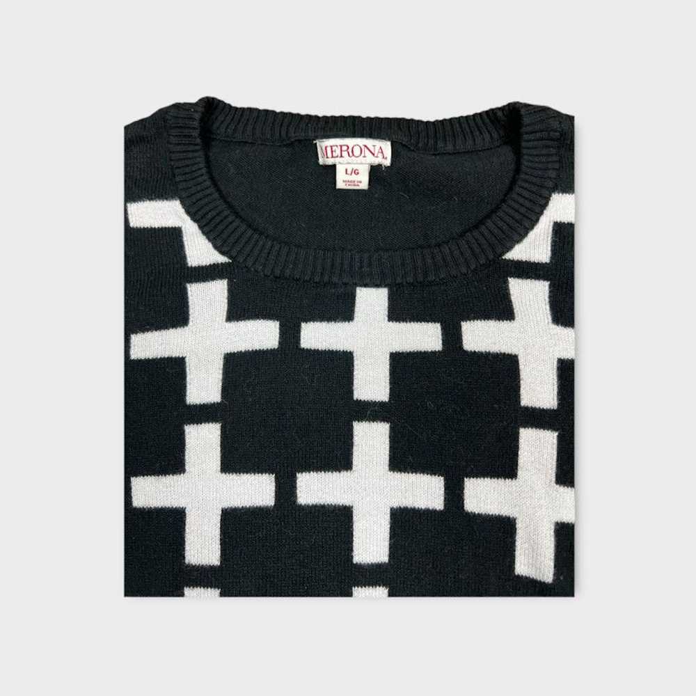 Merona Merona | Cross Print Pullover Sweater | La… - image 11
