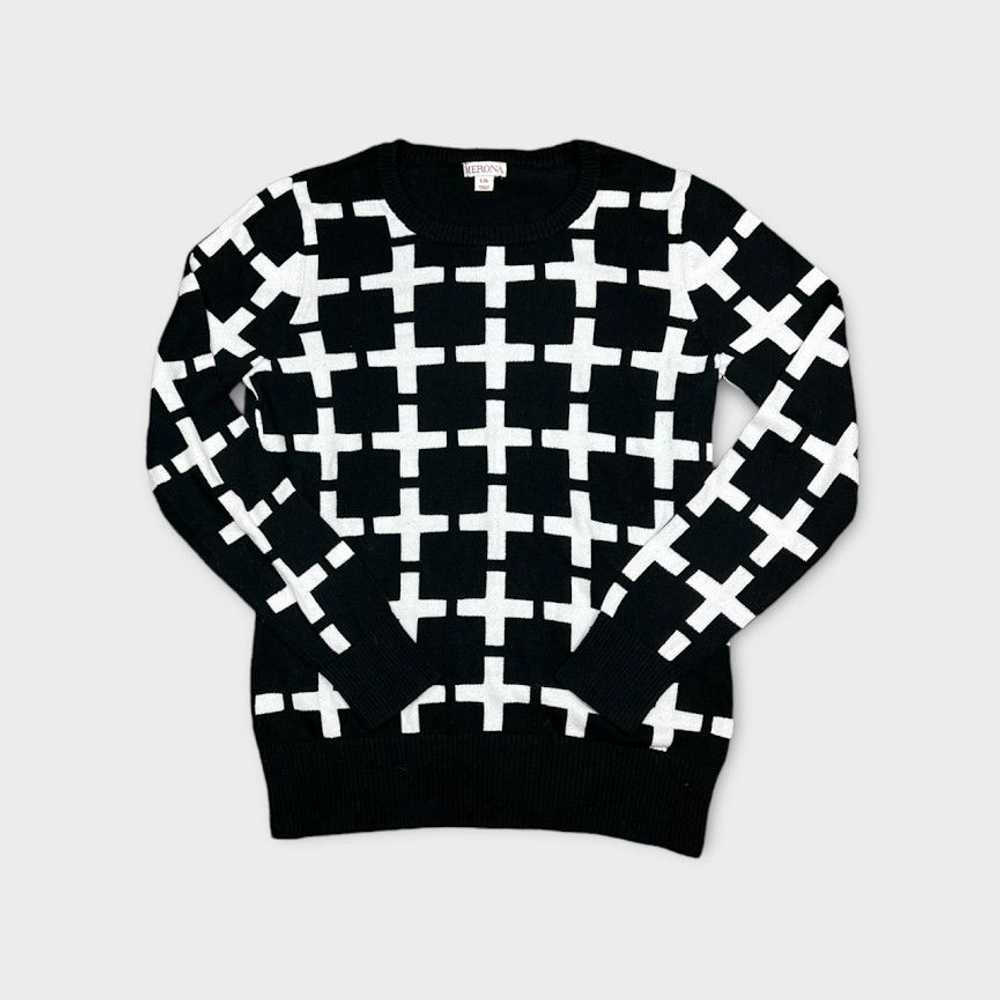 Merona Merona | Cross Print Pullover Sweater | La… - image 12