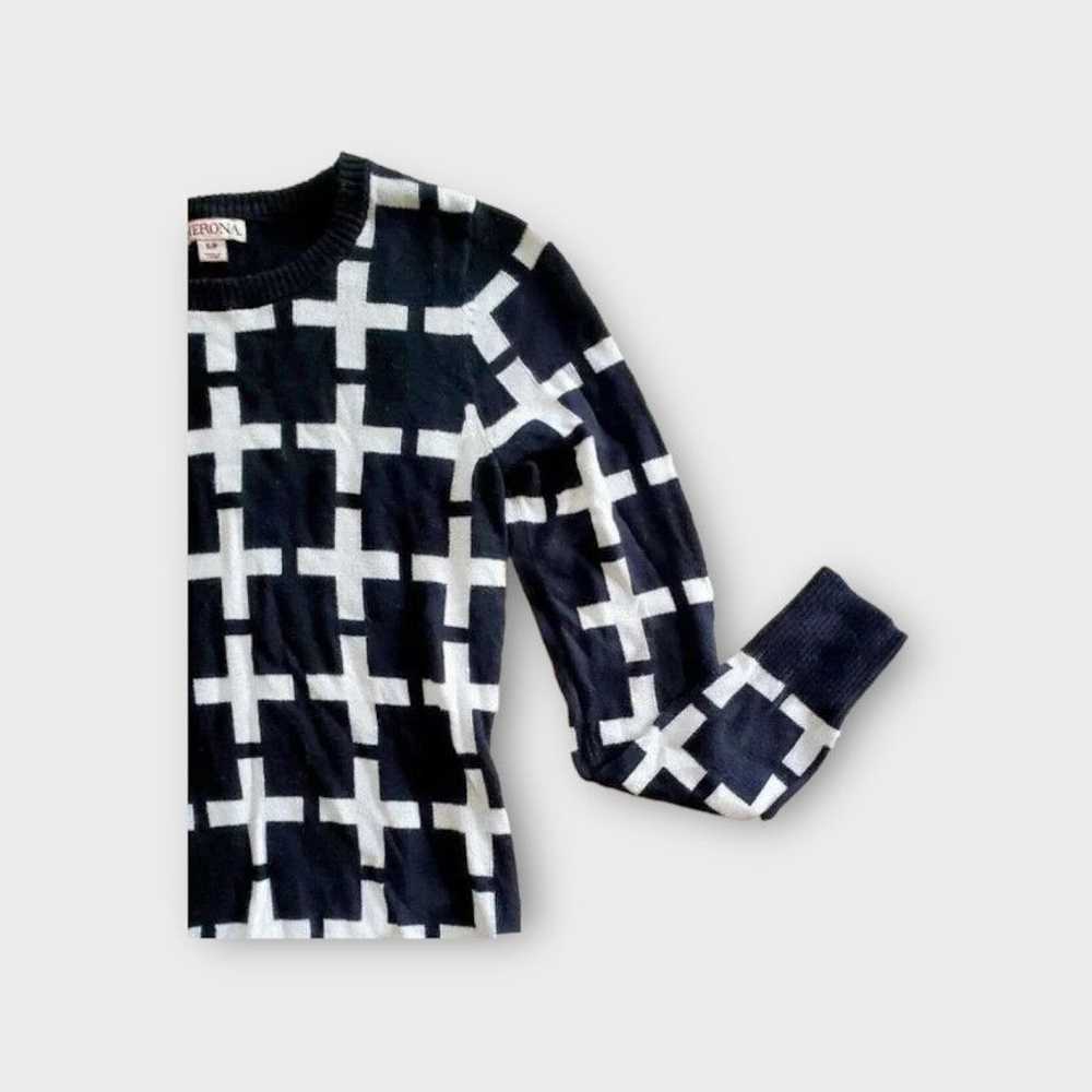 Merona Merona | Cross Print Pullover Sweater | La… - image 4