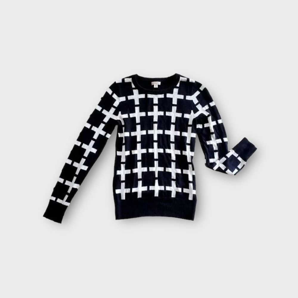 Merona Merona | Cross Print Pullover Sweater | La… - image 5