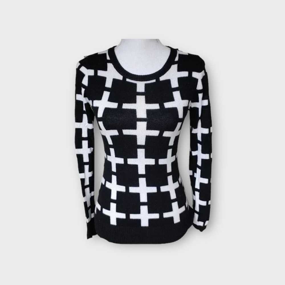 Merona Merona | Cross Print Pullover Sweater | La… - image 9