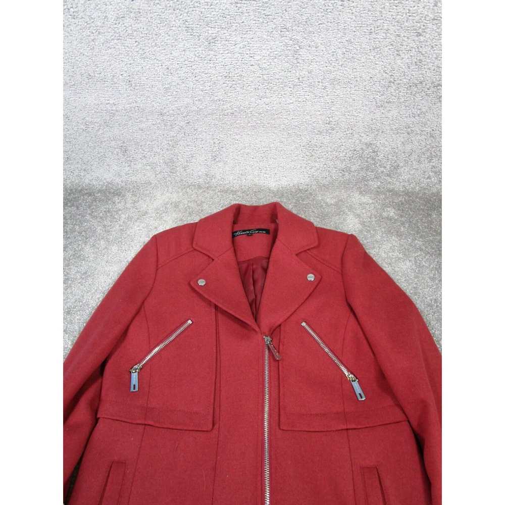 Kenneth Cole Kenneth Cole Overcoat Womens 4 Red W… - image 2