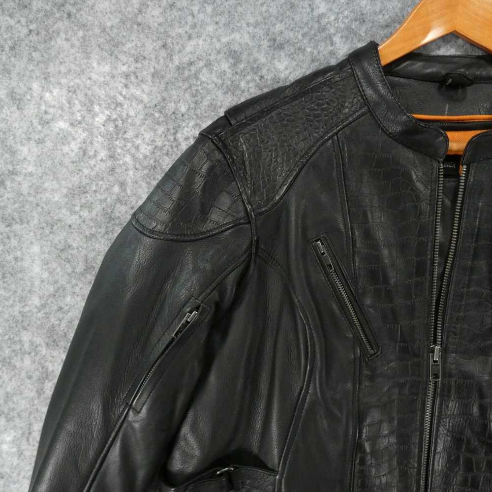 Vintage Milwaukee Leather Jacket Women XXL Black … - image 3