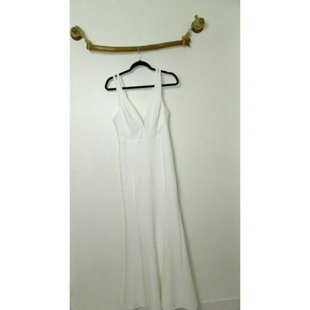 Lulu’s Dress White Love Galore  Mermaid Maxi Dres… - image 3