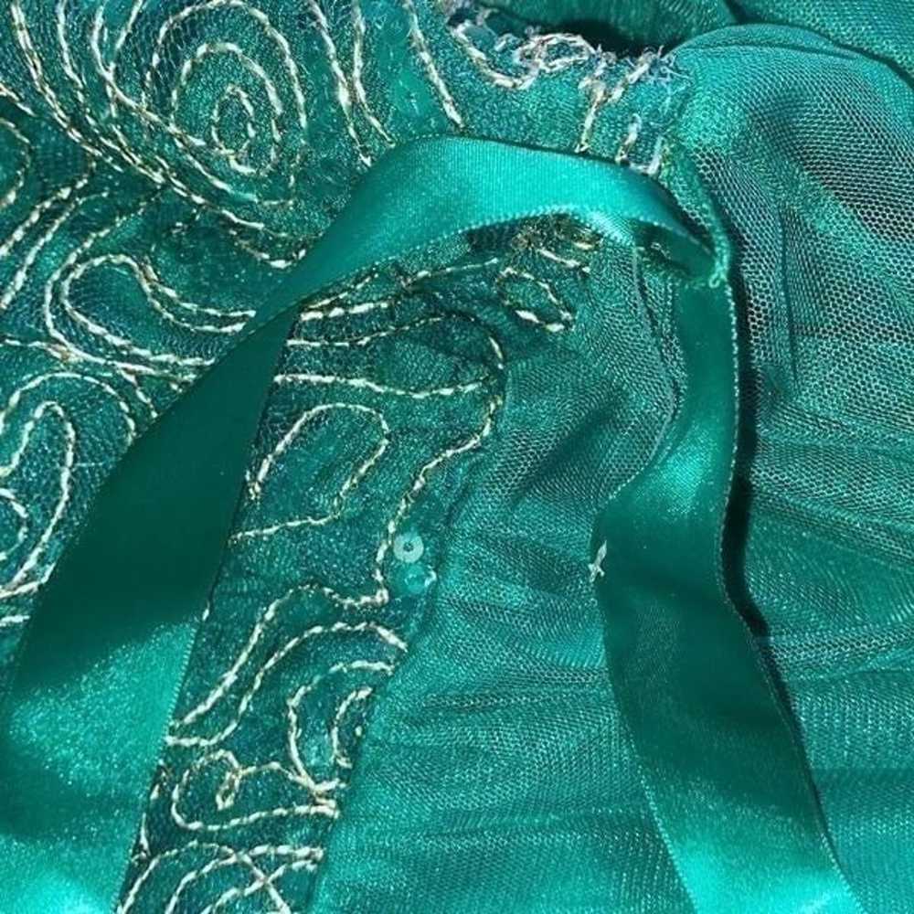 Candalite Emerald Green Formal Dress Prom Bridesm… - image 6