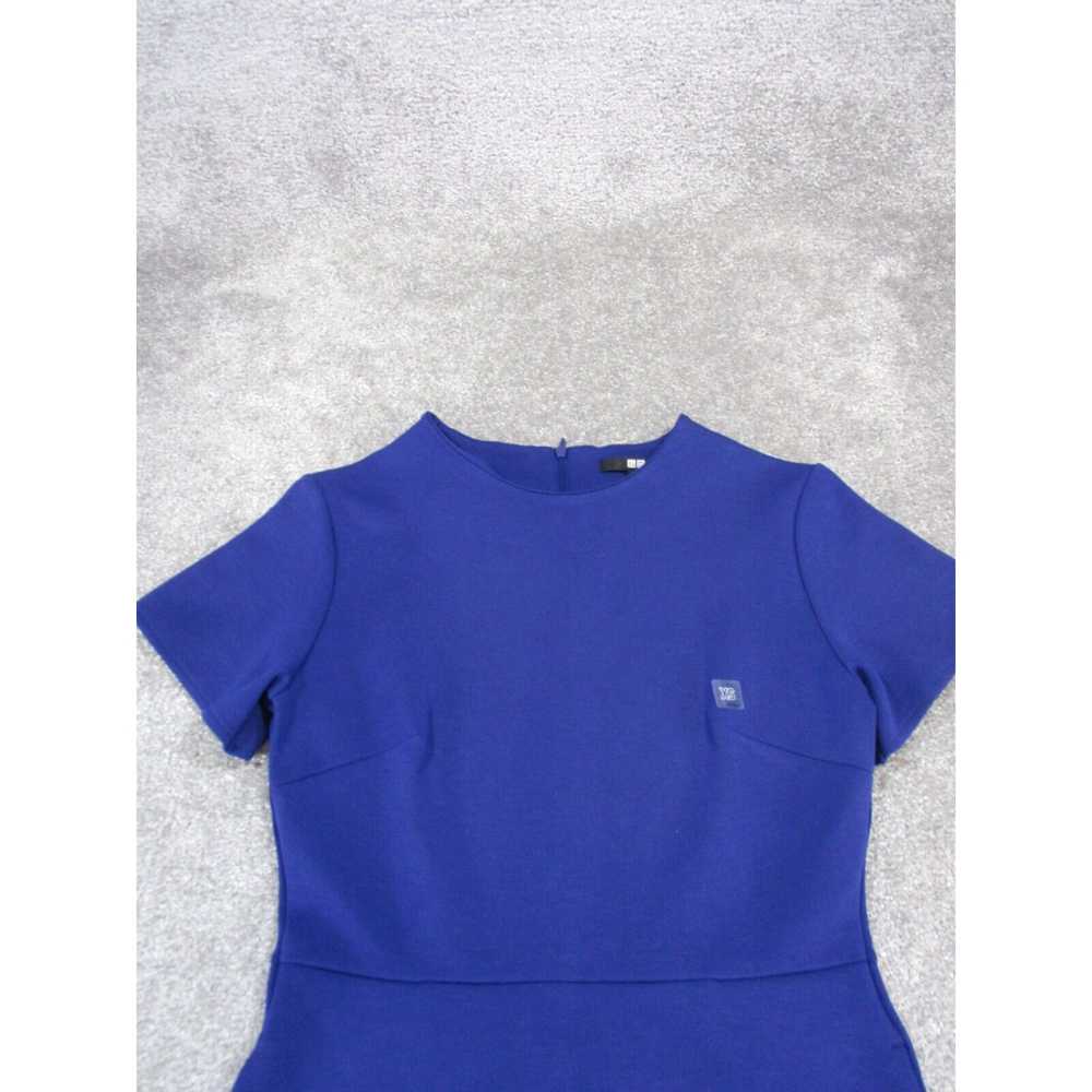Uniqlo Uniqlo A-Line Dress Womens Xs Blue Short S… - image 2