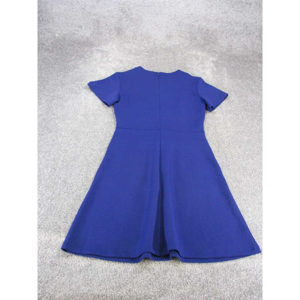 Uniqlo Uniqlo A-Line Dress Womens Xs Blue Short S… - image 3
