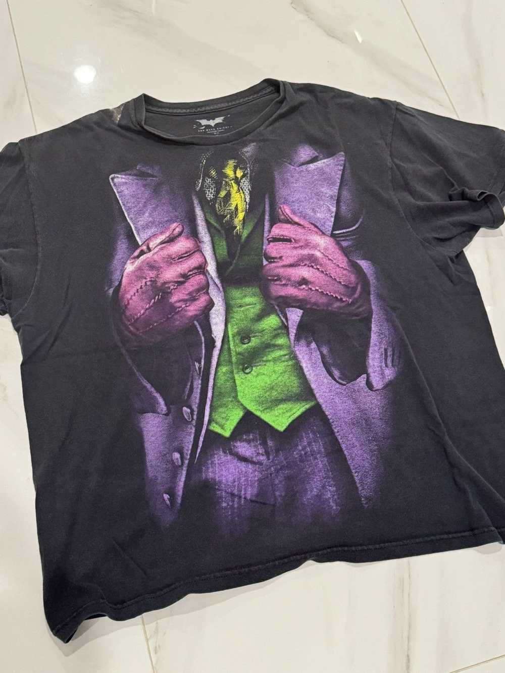 Vintage Official Dark Knight X Joker Merch Shirt … - image 2