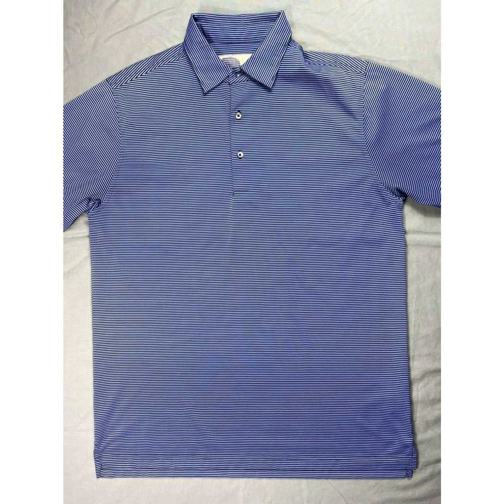 Vintage Donald Ross Polo Golf Shirt. Blue Stripe,… - image 2