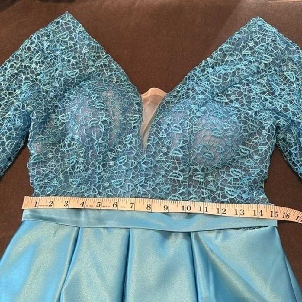Women’s FullLength Blue Formal Prom Party Dress L… - image 10