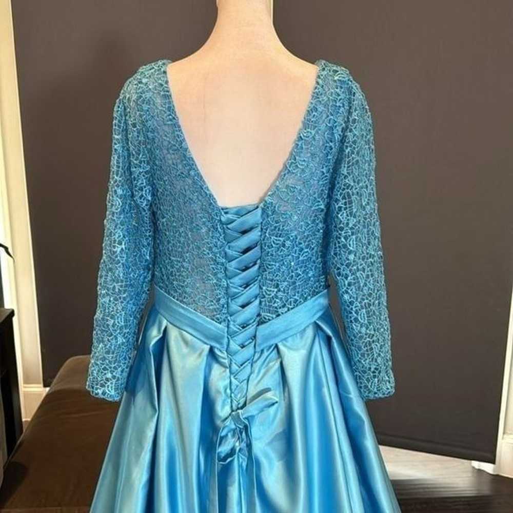 Women’s FullLength Blue Formal Prom Party Dress L… - image 6