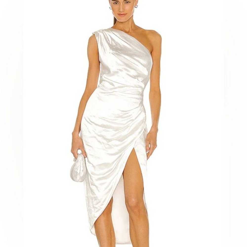 Elliatt Ivory One Shoulder Cassini Midi Dress Siz… - image 1