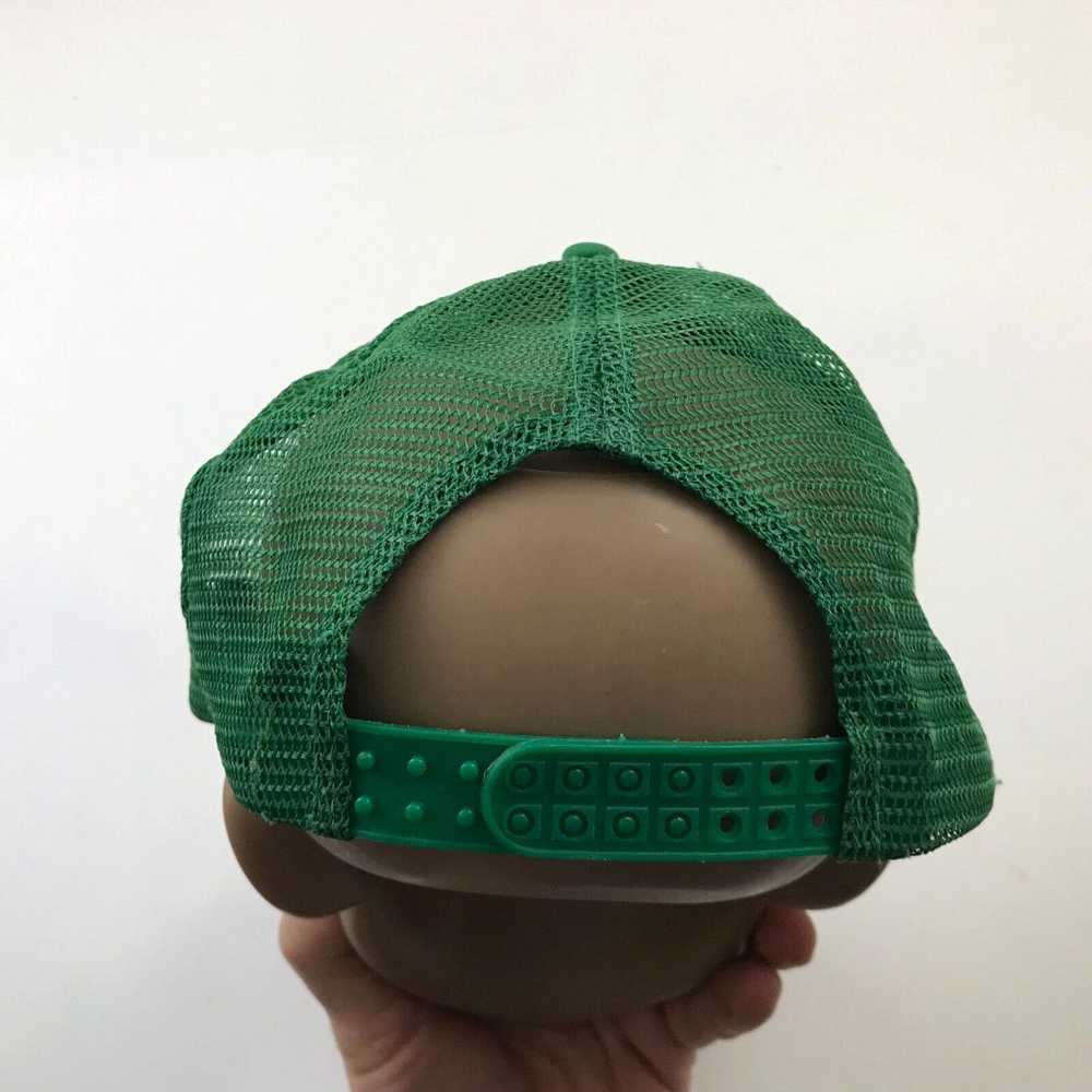 Vintage John Deere Hat Cap Snapback Trucker Green… - image 2