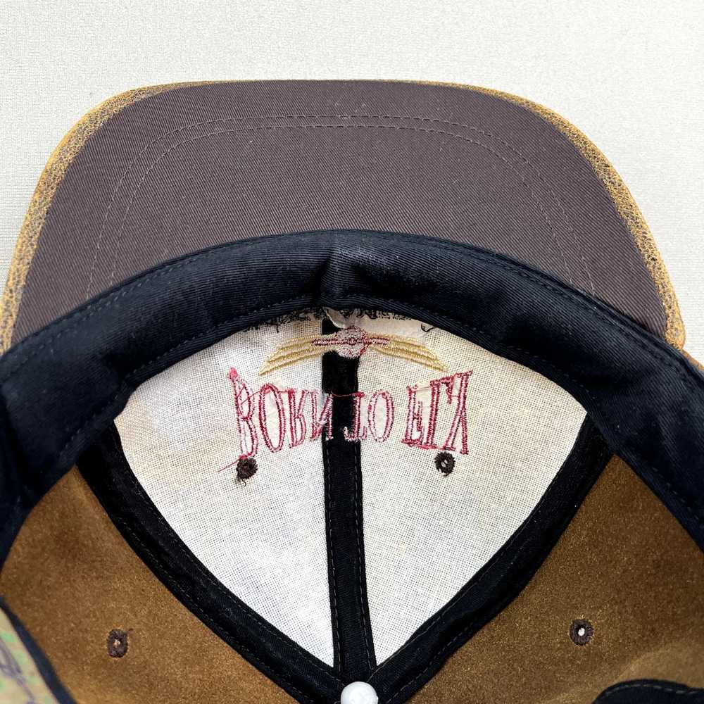 Vintage Vintage Pilot Flying Hat Leather Brown Bo… - image 5