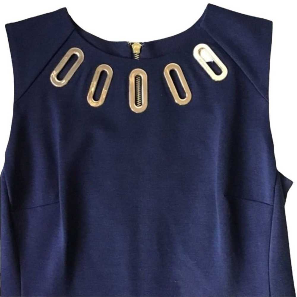 MICHAEL Michael Kors Sleeveless Dress Blue Size 4… - image 3