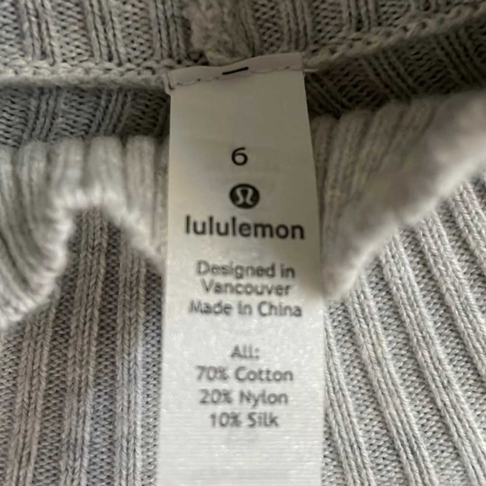 Lululemon silk knit dress - image 2