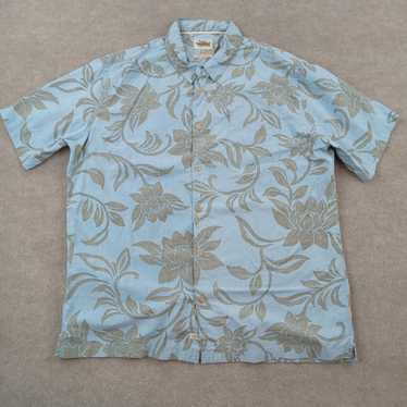 Quiksilver QuikSilver Shirt Mens 2XL XXL Blue But… - image 1