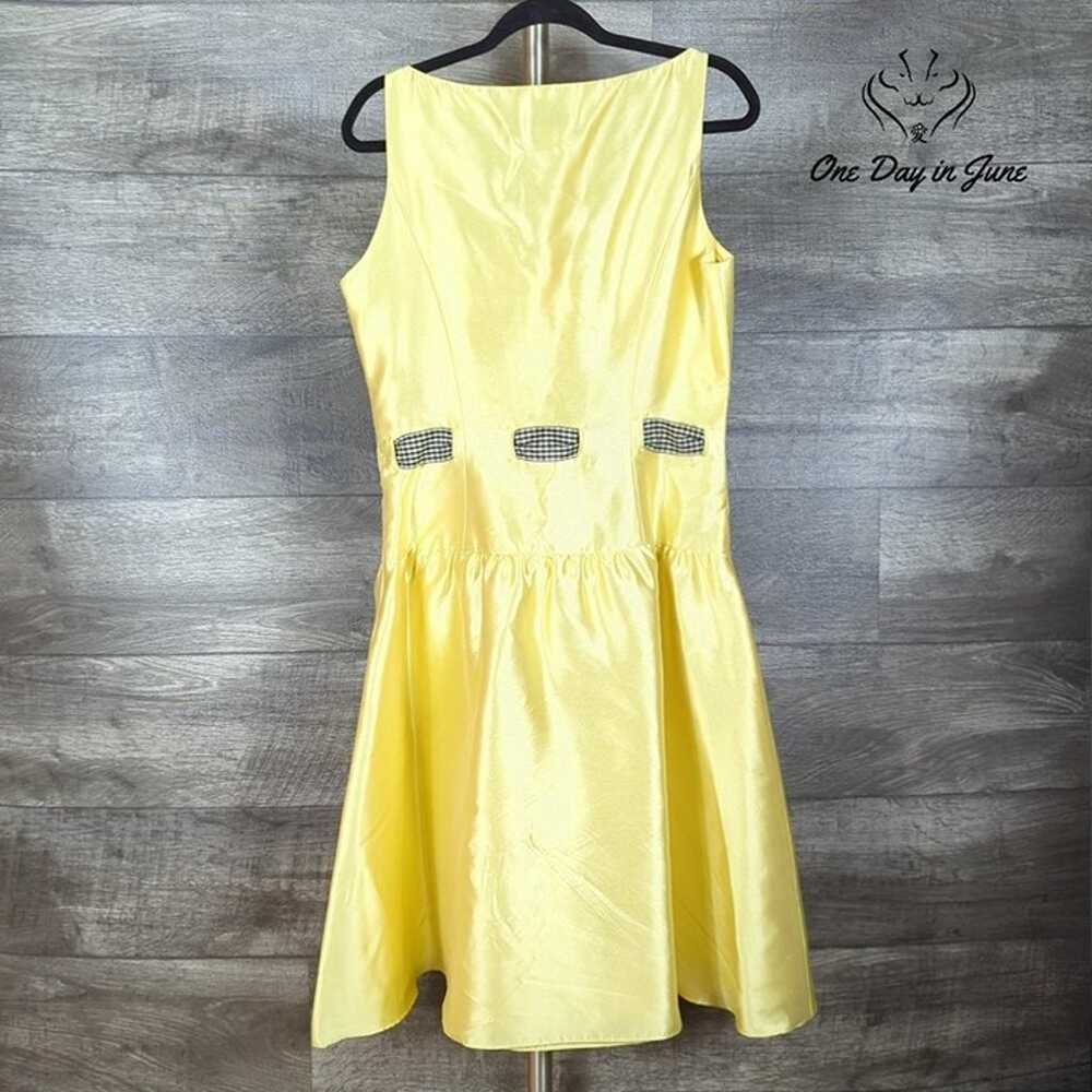 Chetta B A Line Silk Dress Size 12 - image 2