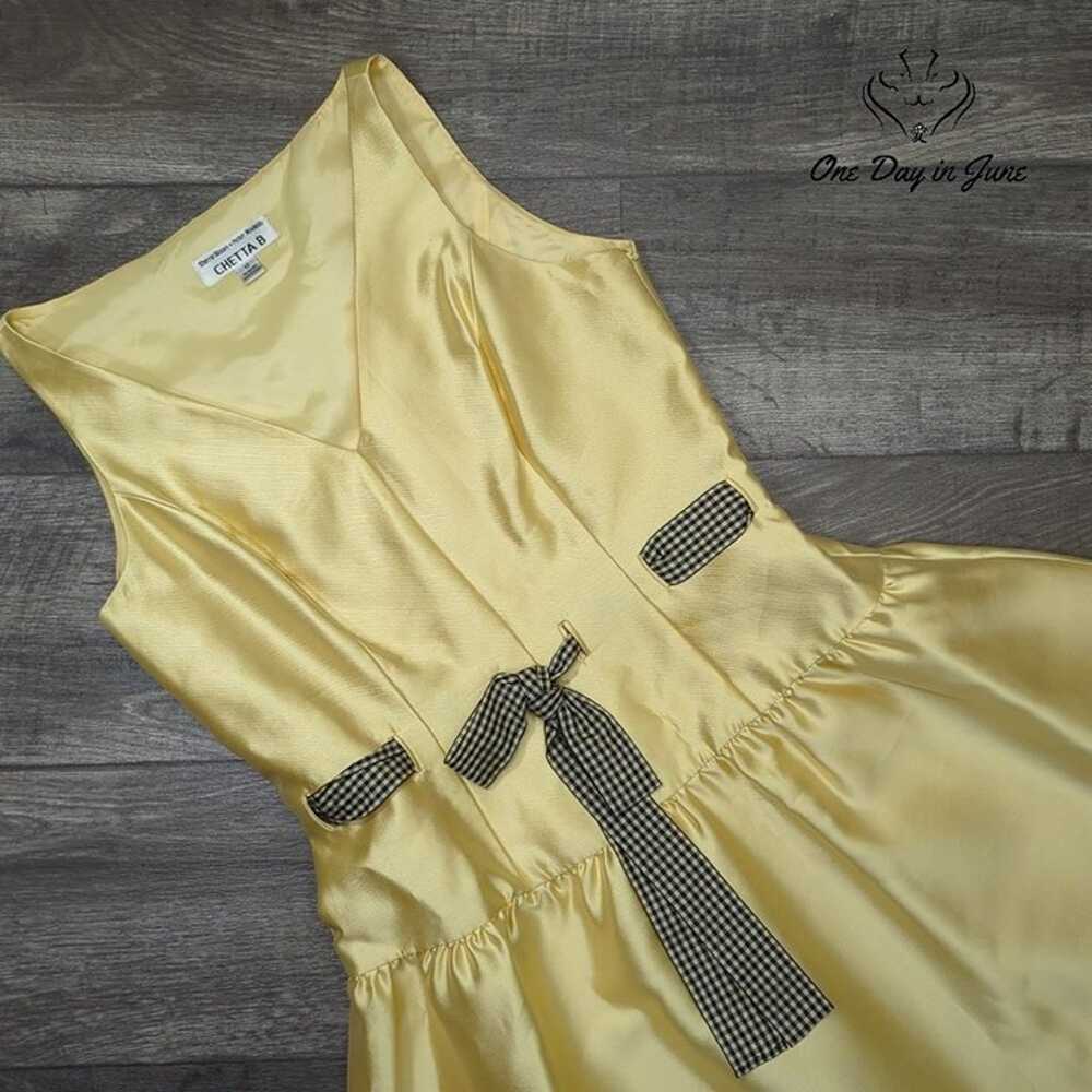 Chetta B A Line Silk Dress Size 12 - image 3