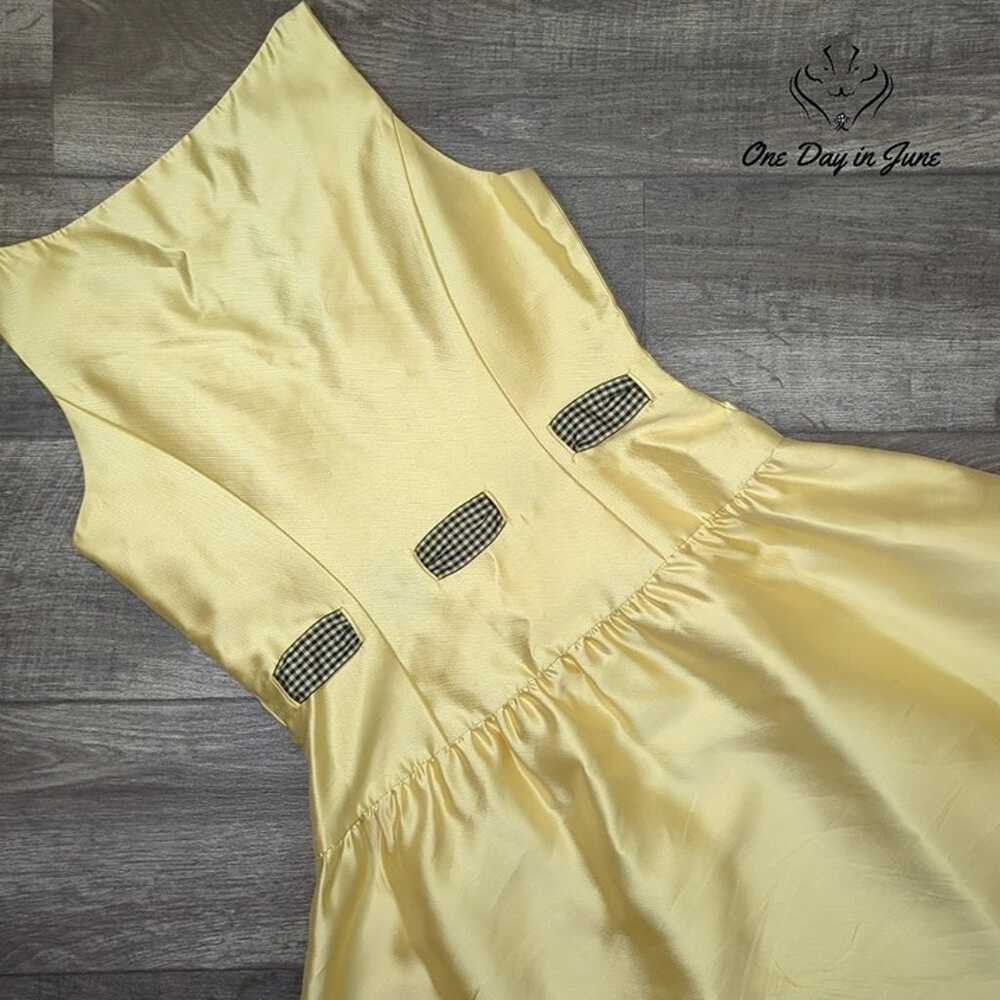 Chetta B A Line Silk Dress Size 12 - image 6